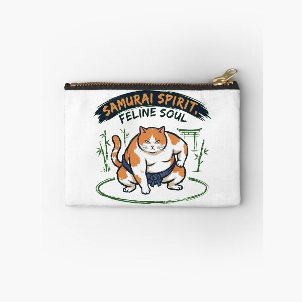 Item preview, The Sumo Champion: Mighty Round Bicolored Cat Wrestler designed and sold by Thaivi Design.