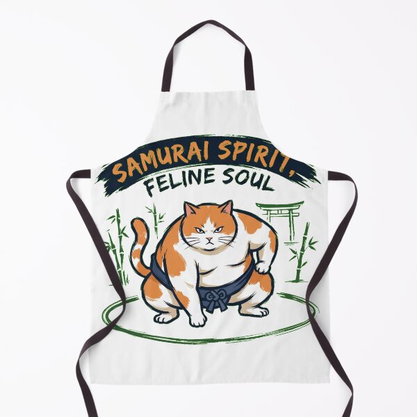 Item preview, The Sumo Champion: Mighty Round Bicolored Cat Wrestler designed and sold by Thaivi Design.
