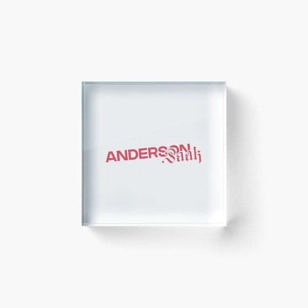 Item preview, Anderson .Paak Red Typography Logo Design designed and sold by Novaque.