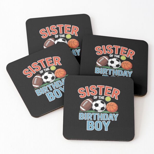 Item preview, Sister Of The Birthday Boy Sports Matching Family designed and sold by DigitaldeligArt.