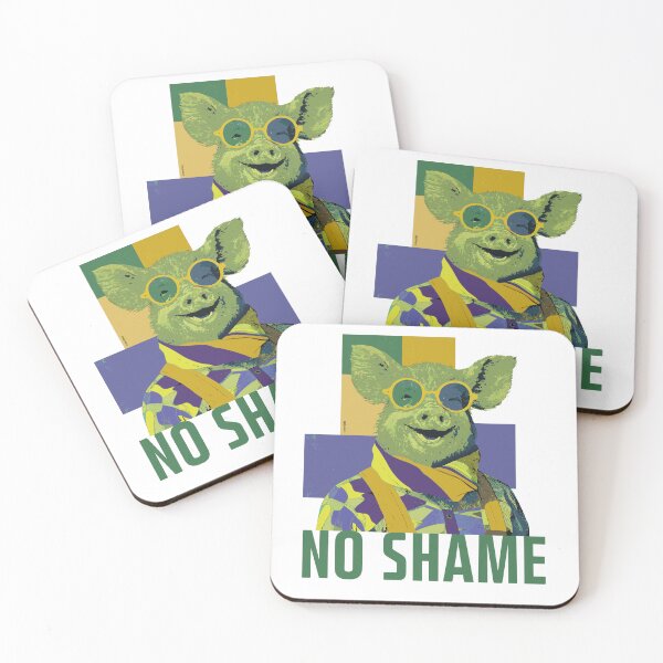 Item preview, No Shame Pig Portrait designed and sold by Meydale.