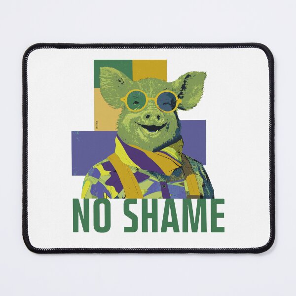Item preview, No Shame Pig Portrait designed and sold by Meydale.