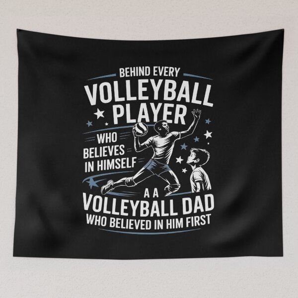 Item preview, Behind Volleyball Player Is Volleyball Dad Fathers Day  designed and sold by MarkLeedsArt.