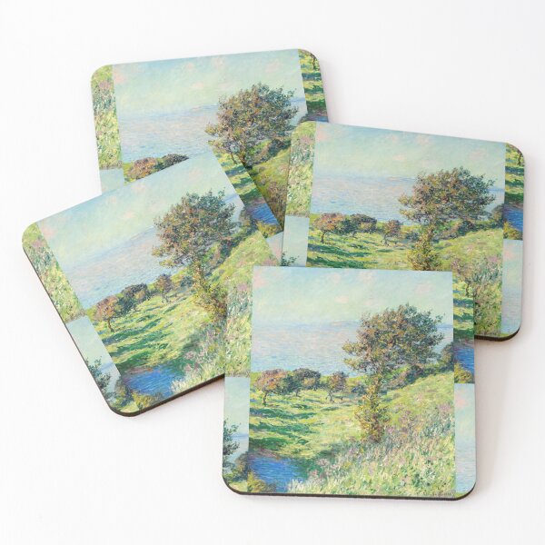 Item preview, Coup De Vent by Claude Monet: Impressionist Coastal Landscape Poster designed and sold by artofuniverse.
