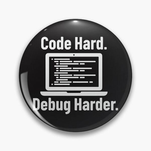 Item preview, Code Hard Debug Harder T-Shirt  Funny Programmer Debugging Humor Tee designed and sold by Design-Pro-21.