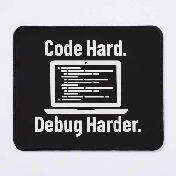 Item preview, Code Hard Debug Harder T-Shirt  Funny Programmer Debugging Humor Tee designed and sold by Design-Pro-21.