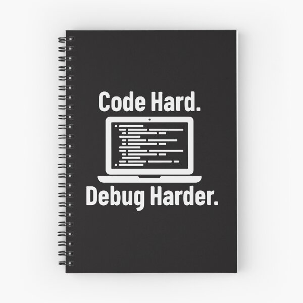 Artikelvorschau, Code Hard Debug Harder T-Shirt – Lustiges T-Shirt für Programmierer und Debugger entworfen und verkauft von Design-Pro-21.