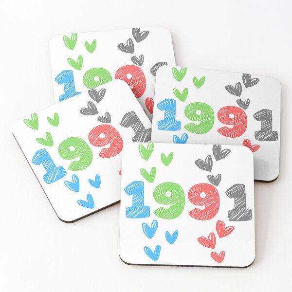 Item preview, Born in 1991 – Vintage Birthday Design designed and sold by lahmar-abbou.