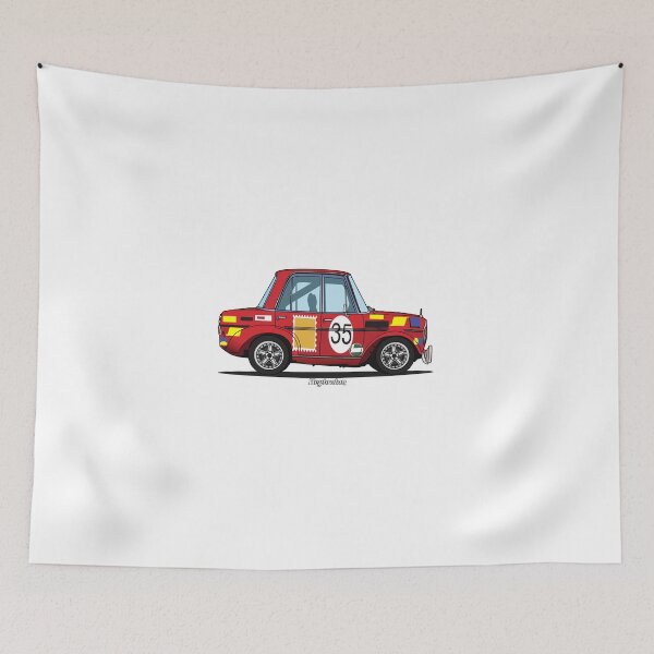 Item preview, Chibi Tooned Red Pig Rote Sau 300 SEL 6.8 AMG designed and sold by Heybratan.