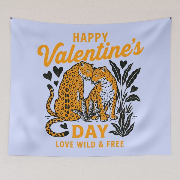 Item preview, Love Wild and Free Vintage Leopard Valentine designed and sold by zzz888.