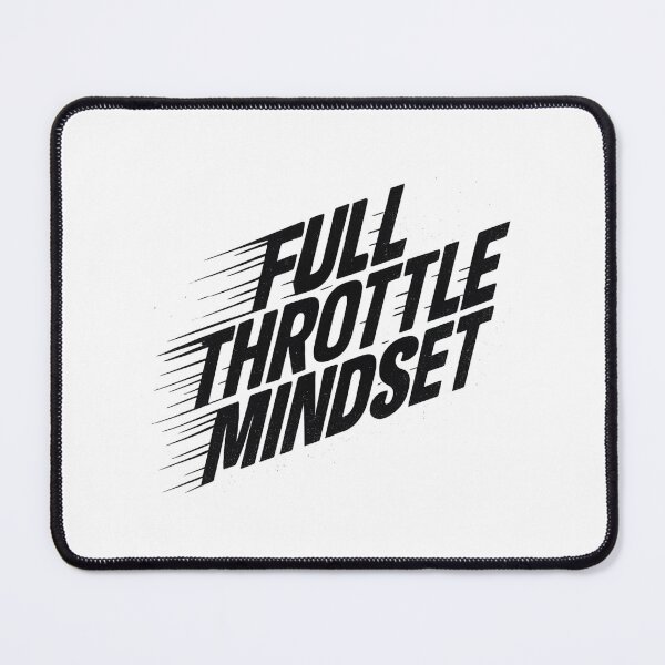Item preview, Full Throttle Mindset - Speed-Distorted Sports Typography designed and sold by MKreative Studio.