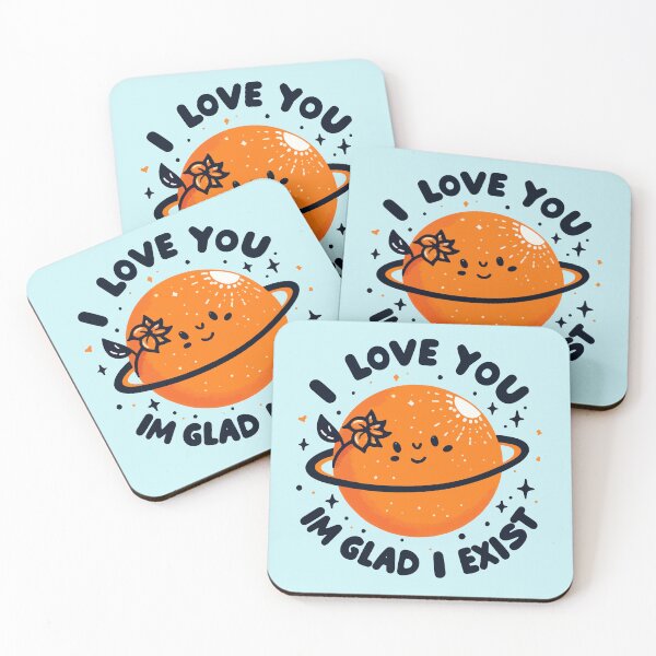 Item preview, I Love You I’m Glad I Exist designed and sold by Retr0Tshirts.