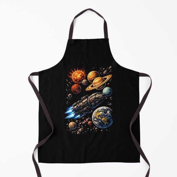 Item preview, Sci-Fi Spaceship Solar System Art designed and sold by Fenay Designs.