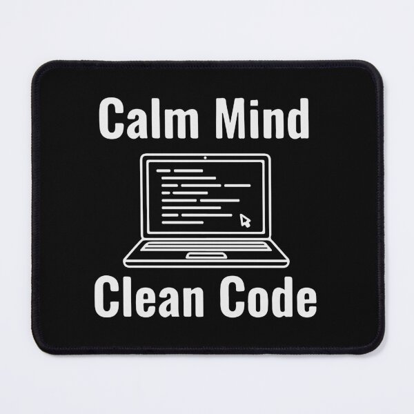 Item preview, Calm Mind Clean Code T-Shirt  Minimal Programmer Motivation Tee designed and sold by Design-Pro-21.