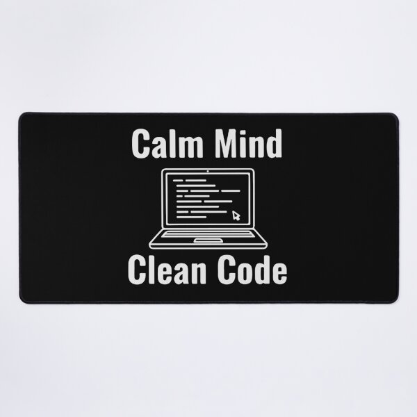 Item preview, Calm Mind Clean Code T-Shirt  Minimal Programmer Motivation Tee designed and sold by Design-Pro-21.