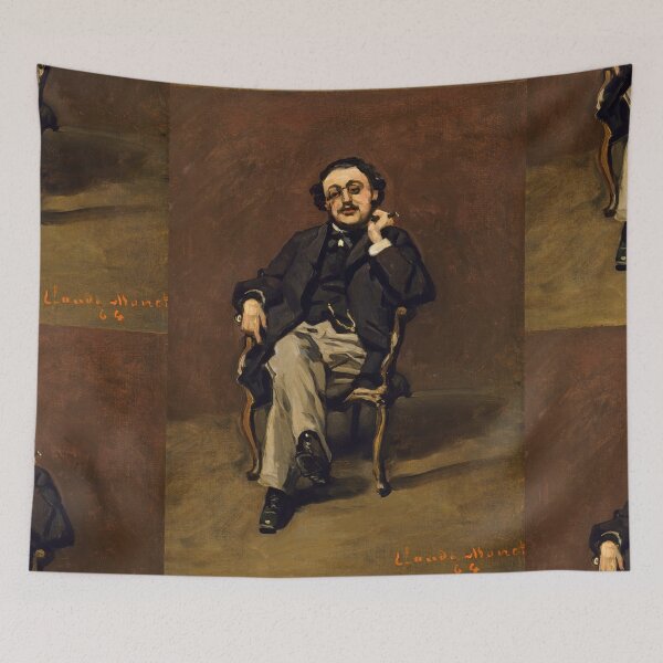 Item preview, Dr Leclenche by Claude Monet: Impressionist Gentleman Portrait Poster designed and sold by artofuniverse.