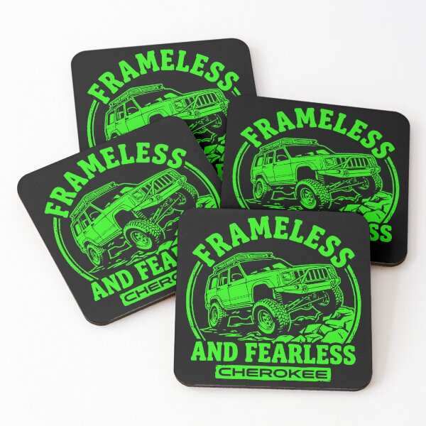 Item preview, Cherokee XJ 4x4 Off Road Frameless and Fearless Green designed and sold by Off-Road-Zone.