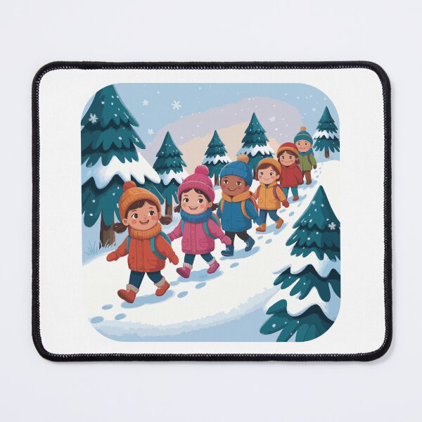 Item preview, Children on a walk in the forest designed and sold by desinganddecor.