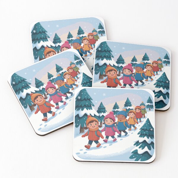 Item preview, Children on a walk in the forest designed and sold by desinganddecor.