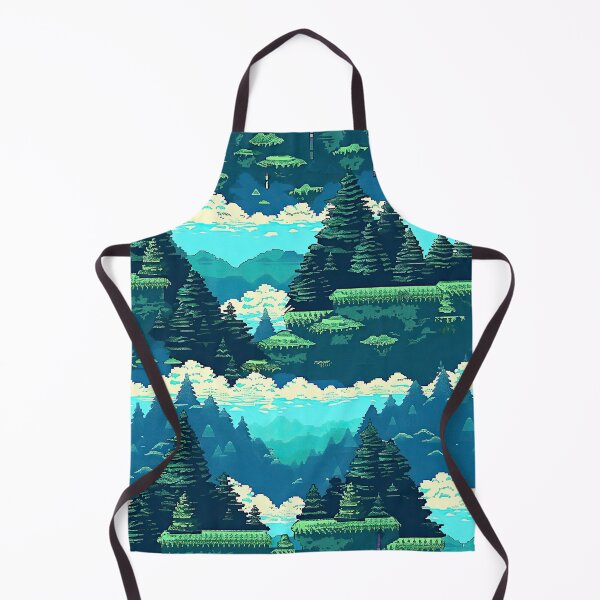 Item preview, Nostalgic Pixel Art Gaming Landscape | 90s Retro Pattern designed and sold by casaloomaria.