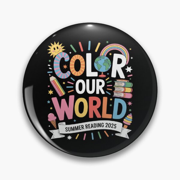 Item preview, 2025 Color Our World Book Summer Reading Program designed and sold by DigitaldeligArt.