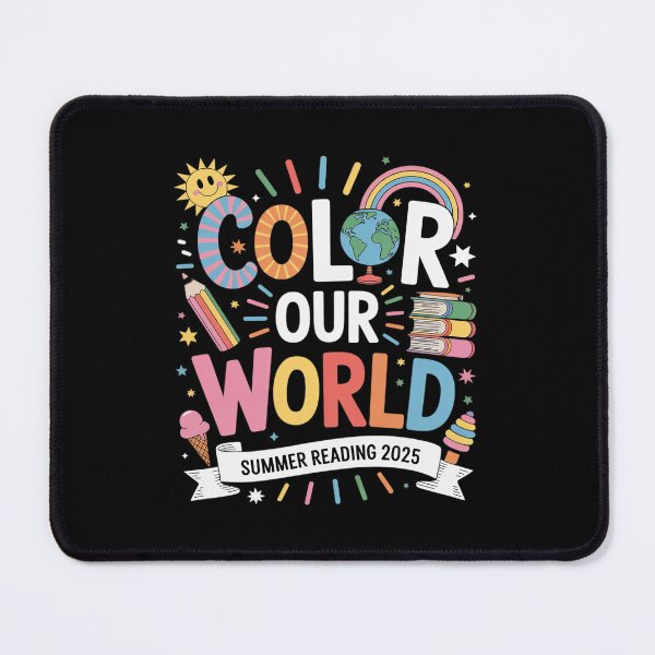 Item preview, 2025 Color Our World Book Summer Reading Program designed and sold by DigitaldeligArt.
