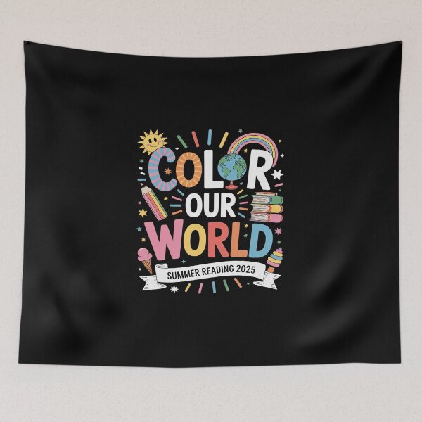 Item preview, 2025 Color Our World Book Summer Reading Program designed and sold by DigitaldeligArt.