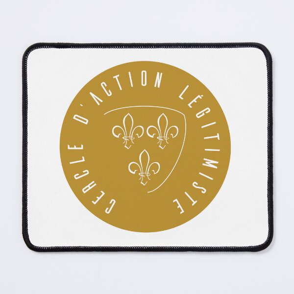 Item preview, Round logo on an ochre background designed and sold by Cercle d'Action Légitimiste.