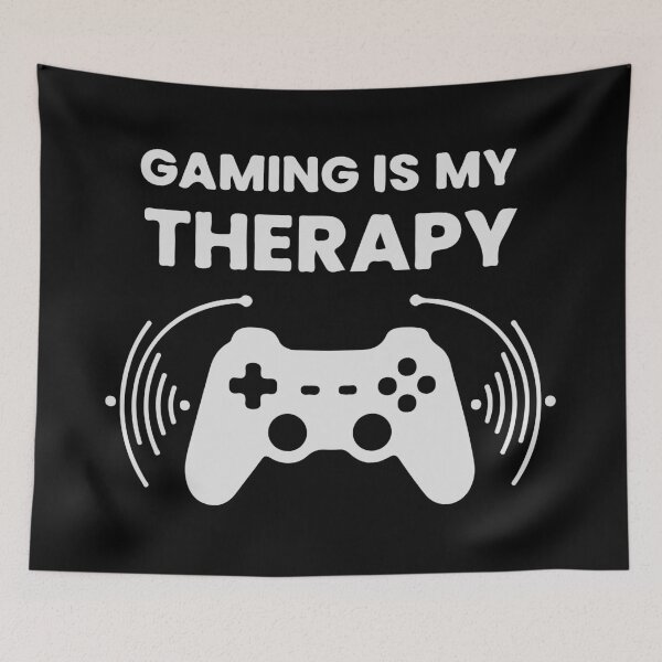 Item preview, Gaming Is My Therapy T-Shirt  Funny Gamer Quote Controller Tee designed and sold by Design-Pro-21.