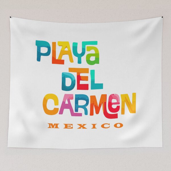 Item preview, Playa del Carmen Mexico Mid-Century Tropical Design designed and sold by Futurebeachbum.