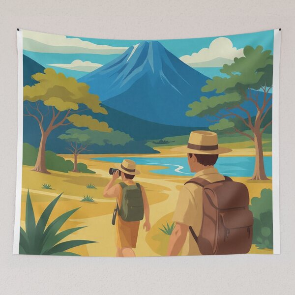 Item preview, Tanzania Africa travel poster  designed and sold by Arctic frame studio.