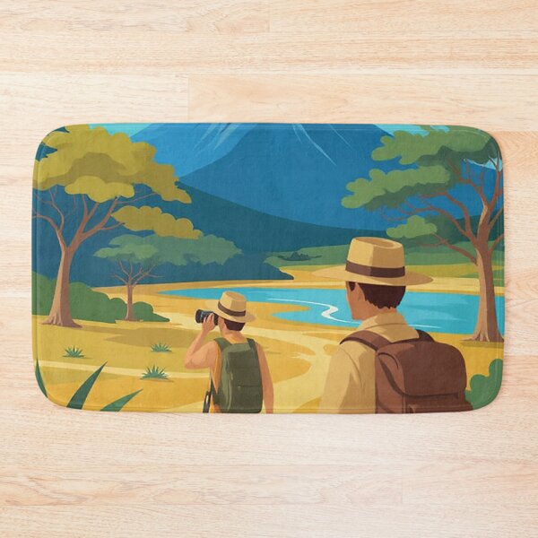 Item preview, Tanzania Africa travel poster  designed and sold by Arctic frame studio.