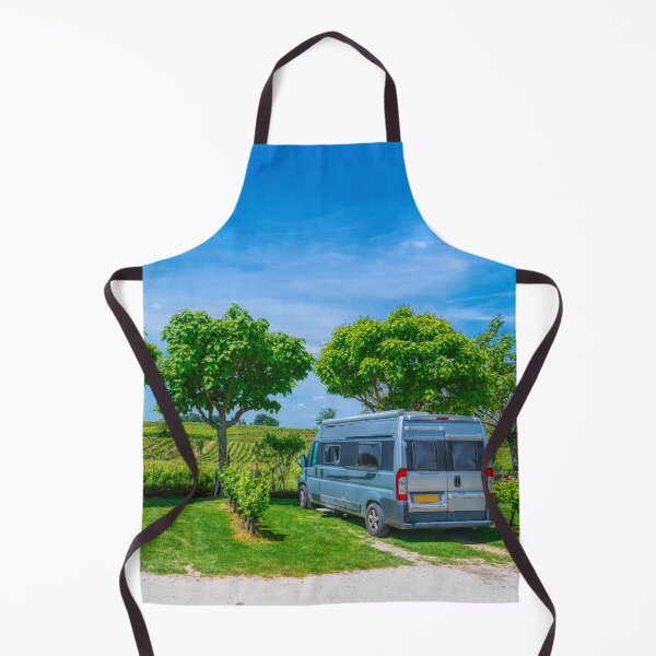 Item preview, Campervan Motorhome Parked by French Vineyard on a Sunny Summer Day designed and sold by acceleratorhams.