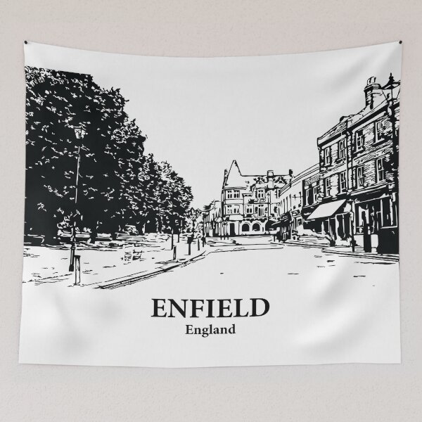 Item preview, Enfield – England designed and sold by Lakeric Cityscapes.