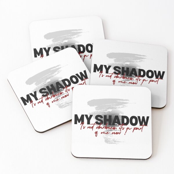 Item preview, My Shadow Is Not Darkness – Deep Self-Acceptance Quote Design designed and sold by lbyassir.