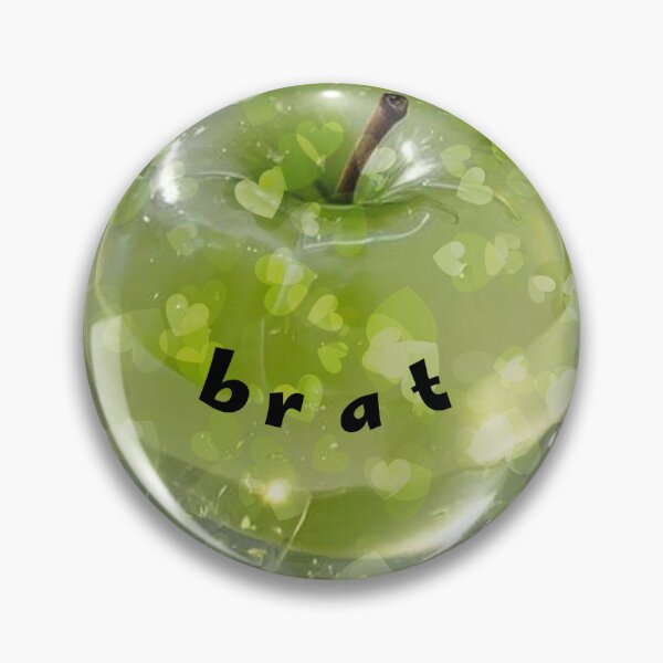 Item preview, Crystal green apple with hearts glitter. Brat. designed and sold by YaroshMaria.