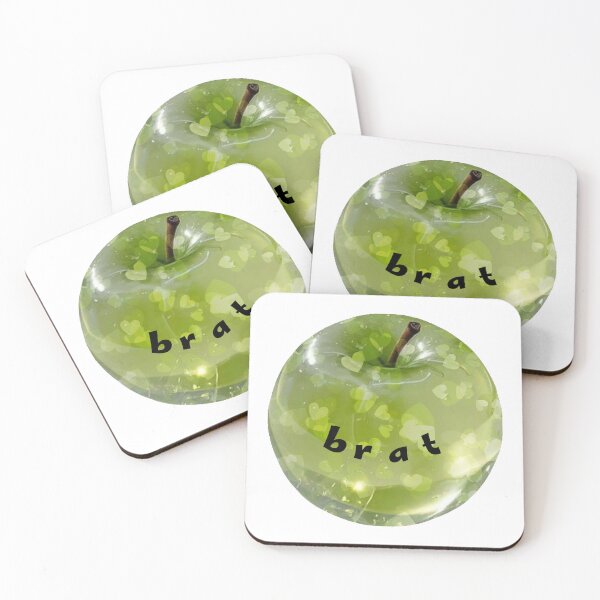 Item preview, Crystal green apple with hearts glitter. Brat. designed and sold by YaroshMaria.