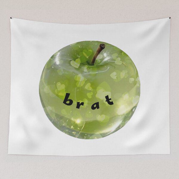 Item preview, Crystal green apple with hearts glitter. Brat. designed and sold by YaroshMaria.