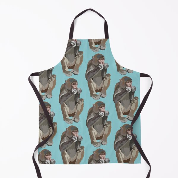 Artikelvorschau, C steht für Krabbenmakake, Krabbenmakake | Primaten-Wildtierkunst entworfen und verkauft von PrettylittlepastelUk.