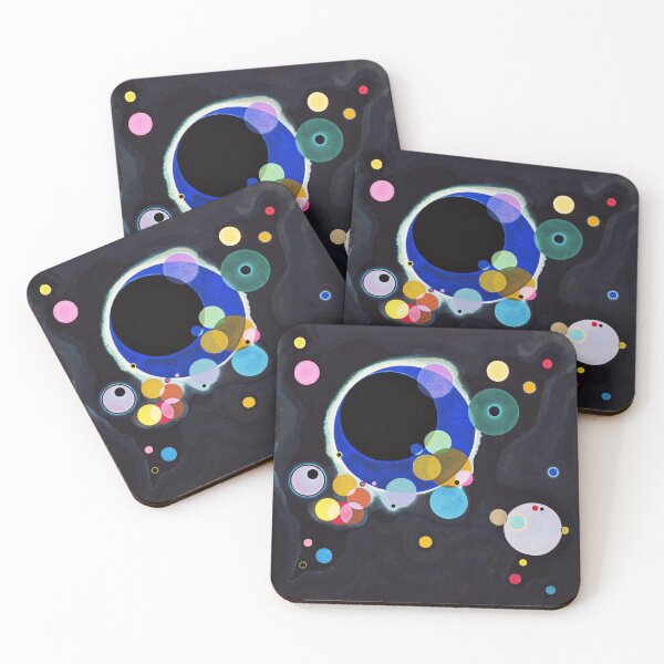 Item preview, Several Circles Abstract Art Kandinsky HD 4K designed and sold by Retr0Tshirts.