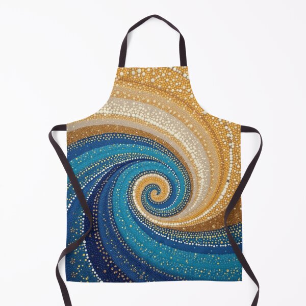 Item preview, Aboriginal Inspired Dot Art - Water Sand Whirlwind designed and sold by GrinGalore.