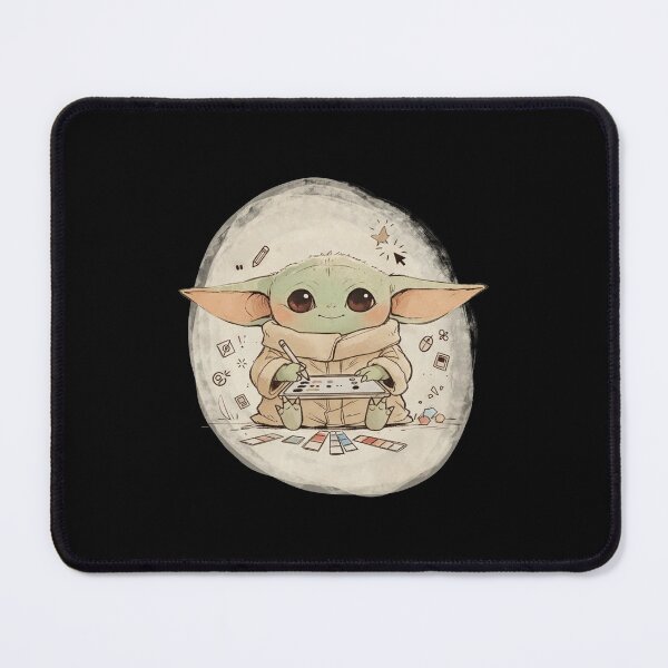 Item preview, BABY YODA GRAPHIC DESIGNER designed and sold by LIS AND MELIVERSO.