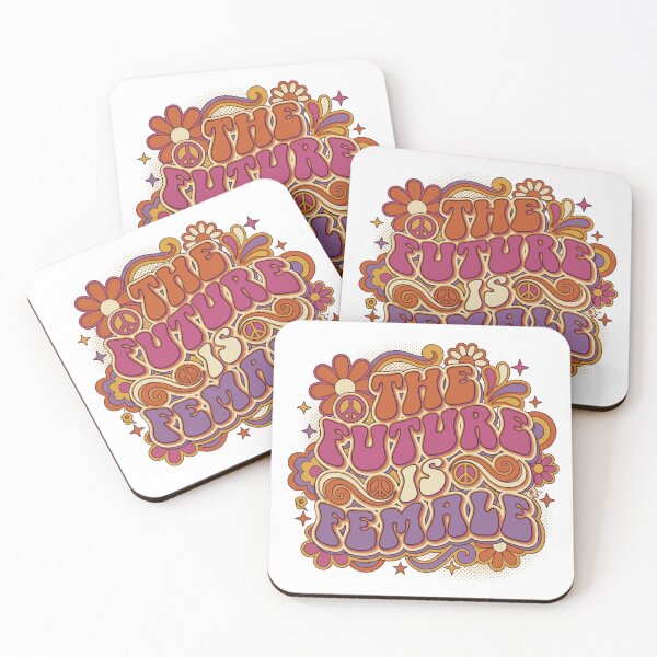 Item preview, The Future Is Female - Retro 70s Groovy Typography designed and sold by GemajoStudio.