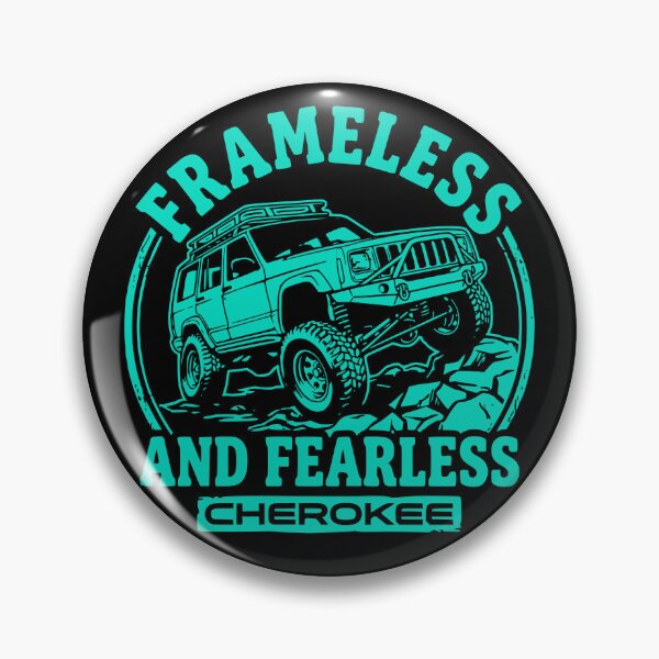 Item preview, Cherokee XJ 4x4 Off Road Frameless and Fearless Teal designed and sold by Off-Road-Zone.