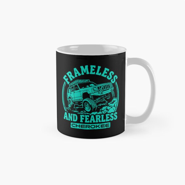 Item preview, Cherokee XJ 4x4 Off Road Frameless and Fearless Teal designed and sold by Off-Road-Zone.