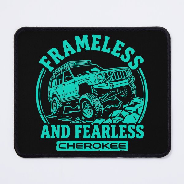 Item preview, Cherokee XJ 4x4 Off Road Frameless and Fearless Teal designed and sold by Off-Road-Zone.