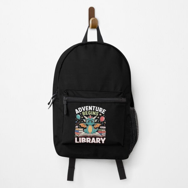 Item preview, Adventure Begins At Your Library Book Lover Adventure Summer designed and sold by DigitaldeligArt.