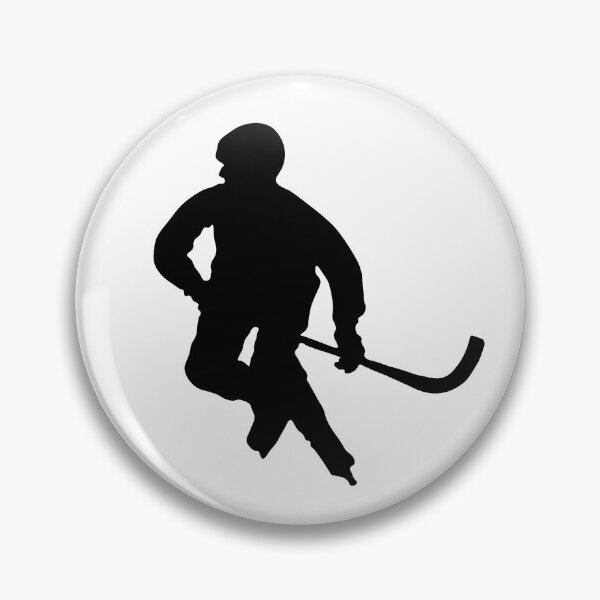 Item preview, Bandy Player Silhouette – Scandinavian Winter Sport Design designed and sold by rbgart.