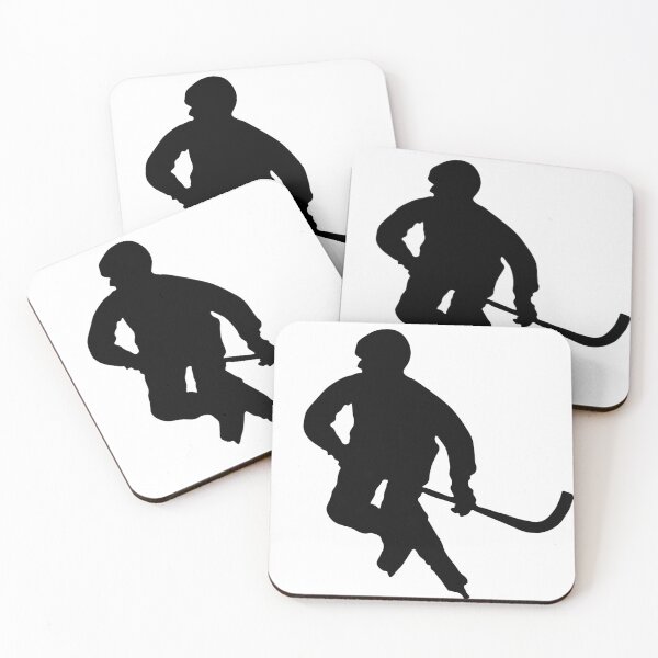 Item preview, Bandy Player Silhouette – Scandinavian Winter Sport Design designed and sold by rbgart.