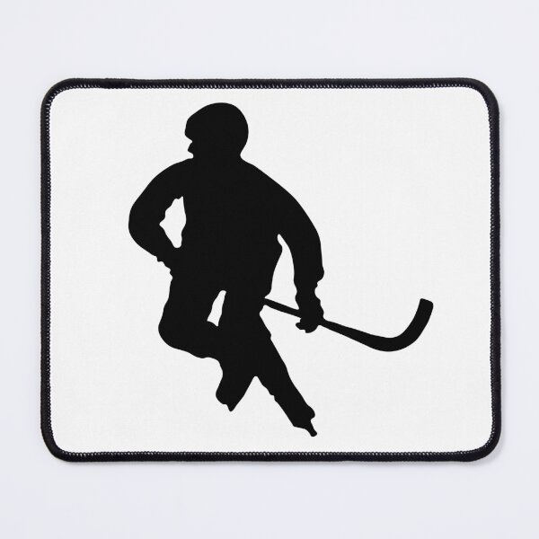 Item preview, Bandy Player Silhouette – Scandinavian Winter Sport Design designed and sold by rbgart.